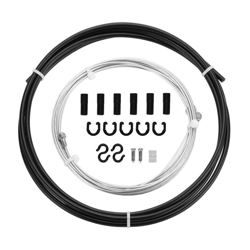 Chooee Universal Bicycle Brake Cable Housing Kit for Mountain Bike or Road Bikes,Standard Black - Image 2